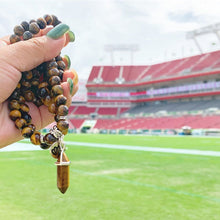 Load image into Gallery viewer, Tigers Eye Willpower 108 Mala Necklace Bracelet
