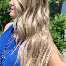 Load image into Gallery viewer, Sodalite Harmony 108 Hand Knotted Mala with Tassel Necklace