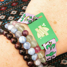 Load image into Gallery viewer, Brazilian Garnet Brave Passionate Love 8mm Stretch Bracelet