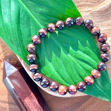 Load image into Gallery viewer, Red Tigers Eye Stamina & Endurance 8mm Stretch Bracelet