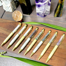 Load image into Gallery viewer, Hand Filled Crystal Gemstone Pen for High Vibrational Energy Writing Collection by Maddox