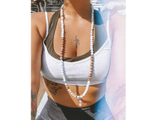 Load image into Gallery viewer, Limited Edition Triple Power Aquamarine, Rhodonite, Amazonite Rebirth Tranquility 108 Mala Necklace Bracelet