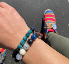 Load image into Gallery viewer, 10mm Elizabeth April New Earth Spiritual AWAKEN Limited Edition Stretch Bracelet