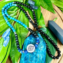 Load image into Gallery viewer, 8mm Elizabeth April New Earth Physical AWAKEN Limited Edition Stretch Mala Bracelet Necklace