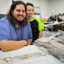 Load image into Gallery viewer, Hand Filled Crystal Gemstone Pen for High Vibrational Energy Writing Collection by Maddox