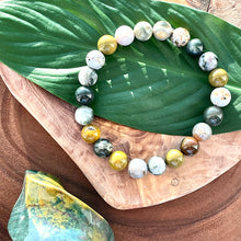 Load image into Gallery viewer, Ocean Jasper Swirls of Serenity 10mm Stretch Bracelet
