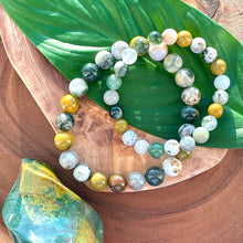 Load image into Gallery viewer, Ocean Jasper Swirls of Serenity 10mm Stretch Bracelet