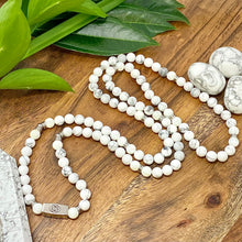 Load image into Gallery viewer, Just Restocked! Extremely Rare! 8mm Elizabeth April Channeled Angel Sacred Geometry Limited Edition Cosmic Species Stretch Mala Bracelet Necklace