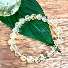 Load image into Gallery viewer, Restocked and only 2! Extremely Limited! Grade AAA+ Brazilian Citrine Sunny Bright & Pure Positive Energy 10mm Stretch Bracelet