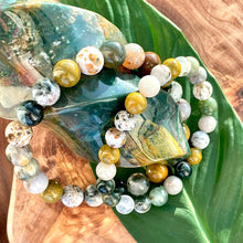 Load image into Gallery viewer, Ocean Jasper Swirls of Serenity 8mm Stretch Bracelet