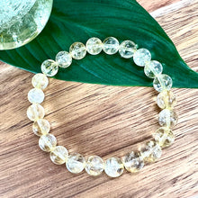 Load image into Gallery viewer, NEW STONE! Grade AAA Brazilian Citrine Sunny Bright &amp; Pure Positive Energy 8mm Stretch Bracelet