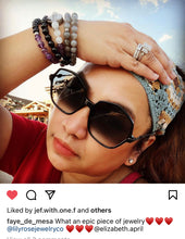 Load image into Gallery viewer, 8mm Elizabeth April AWAKEN Protection & Activation Limited Edition Stretch Mala Bracelet Necklace