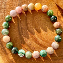 Load image into Gallery viewer, Indian Agate Growing Beauty & Inner Wisdom 8mm Stretch Bracelet