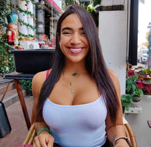 Load image into Gallery viewer, Last One! Abalone Minimalist Teardrop Soothing Pendant 18” Gold Necklace