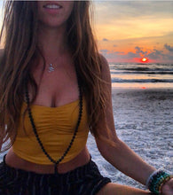 Load image into Gallery viewer, Limited Edition Hawk Eye 108 Hand Knotted Mala Necklace Bracelet