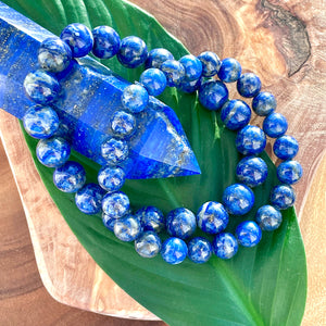 Limited Chilean Lapis Lazuli Enlightenment 10mm Stretch Bracelet