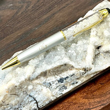 Load image into Gallery viewer, Hand Filled Crystal Gemstone Pen for High Vibrational Energy Writing Collection by Maddox