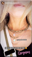 Load image into Gallery viewer, Last One! Abalone Minimalist Teardrop Soothing Pendant 18” Gold Necklace