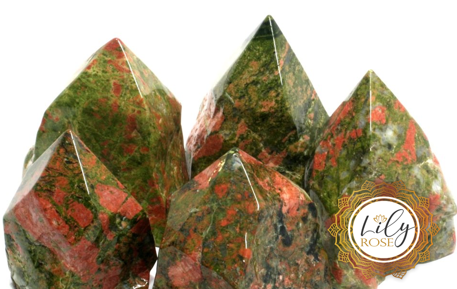 Unakite Jasper Gemstone Uses & Crystal Healing Properties