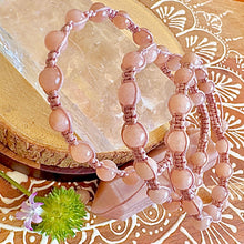 Load image into Gallery viewer, NEW! Sunstone Creative Energy, Manifestation &amp; Enthusiasm Woven Inner Strength Collection Nylon Braided Adjustable 6mm Bead Bracelet