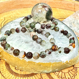 NEW! Only 5! Grade AA ✨ Garden Quartz Cosmic Consciousness Limited Premium Collection 8mm Stretch Bracelet