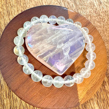 Load image into Gallery viewer, NEW! 🪽 Angel Aura Rose Quartz Love &amp; Light Worker Imprint Blockage Removal &amp; Alchemically Bond 8mm Stretch Bracelet
