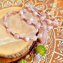 Load image into Gallery viewer, NEW! Sunstone Creative Energy, Manifestation &amp; Enthusiasm Woven Inner Strength Collection Nylon Braided Adjustable 6mm Bead Bracelet