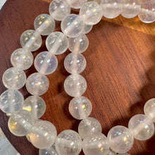 Load image into Gallery viewer, NEW! 🪽 Angel Aura Rose Quartz Love &amp; Light Worker Imprint Blockage Removal &amp; Alchemically Bond 8mm Stretch Bracelet