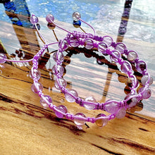 Load image into Gallery viewer, NEW! Super Seven Psychic New Earth Frequency &amp; Divine Purpose Woven Inner Strength Collection Nylon Braided Adjustable 6mm Bead Bracelet