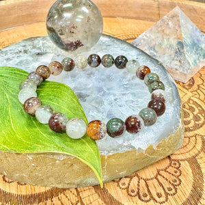 NEW! Only 5! Grade AA ✨ Garden Quartz Cosmic Consciousness Limited Premium Collection 8mm Stretch Bracelet