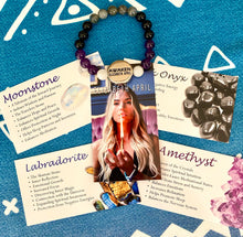 Load image into Gallery viewer, Limited Master Awakener 8mm Collection - Elizabeth April AWAKEN &amp; Species Set of 7 Stretch Bracelet