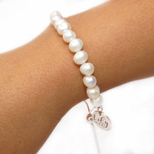 Load image into Gallery viewer, Inner Beauty Freshwater Pearl 925 Sterling Silver Adjustable Bracelet