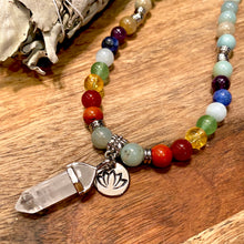 Load image into Gallery viewer, Limited Edition Chakra Balancing Australian Amazonite Clarity Peace 108 Mala Necklace Bracelet