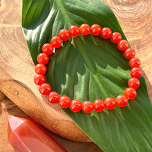 Load image into Gallery viewer, Carnelian Confidence &amp; Spiritual Stimulation 8mm Stretch Bracelet