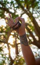 Load image into Gallery viewer, Rosewood Spirituality &amp; Compassion 108 Hand Knotted Mala with Tassel Necklace