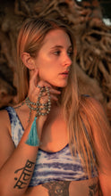 Load image into Gallery viewer, Kiwi Jasper Tranquility 108 Mala with Tassel Necklace