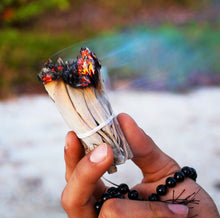 Load image into Gallery viewer, Smudge Three Bundles Organic California White Sage Sacred Native Herb Incense Spiritual Energy Cleansing Tool