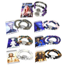 Load image into Gallery viewer, Limited Master Awakener 8mm Collection - Elizabeth April AWAKEN &amp; Species Set of 7 Stretch Bracelet