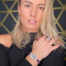 Load image into Gallery viewer, 8mm Elizabeth April AWAKEN Protection &amp; Activation Limited Edition Stretch Bracelet