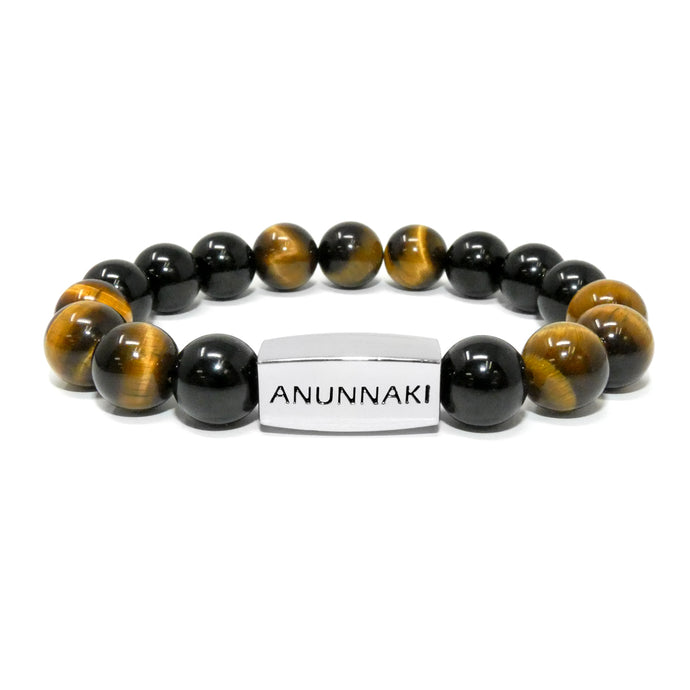 10mm Elizabeth April Channeled Anunnaki Sacred Geometry Limited Edition Cosmic Species Stretch Bracelet