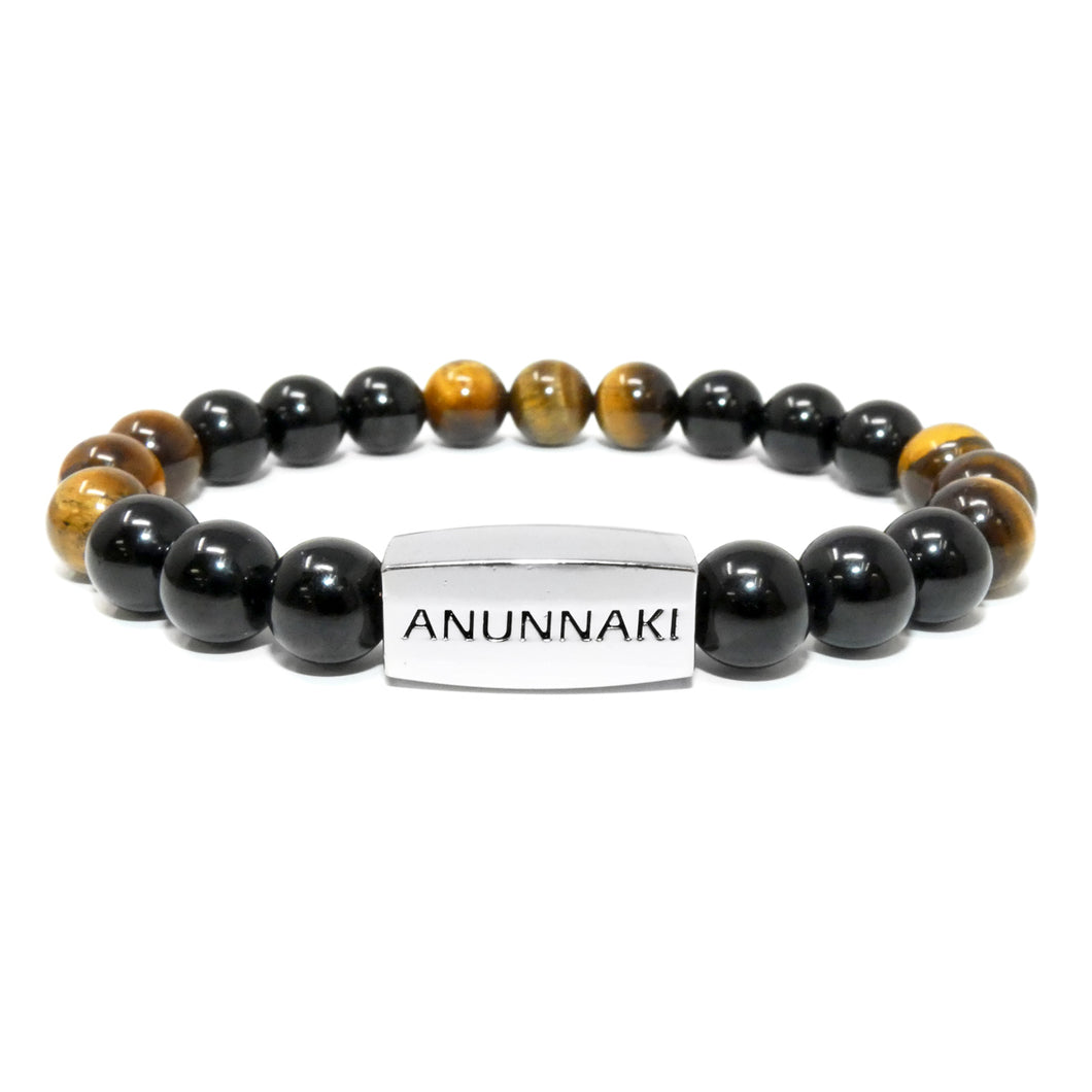 8mm Elizabeth April Channeled Anunnaki Sacred Geometry Limited Edition Cosmic Species Stretch Bracelet