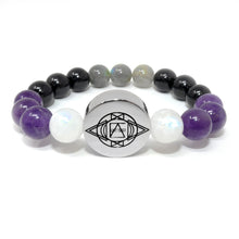 Load image into Gallery viewer, 10mm Elizabeth April AWAKEN Protection &amp; Activation Limited Edition Stretch Bracelet