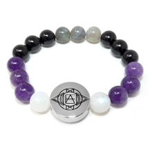 Load image into Gallery viewer, 10mm Elizabeth April AWAKEN Protection &amp; Activation Limited Edition Stretch Bracelet