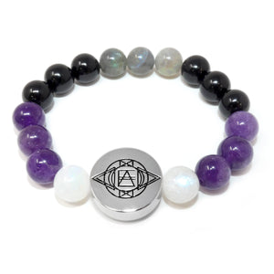 10mm Elizabeth April AWAKEN Protection & Activation Limited Edition Stretch Bracelet