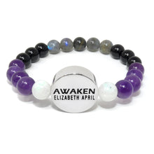 Load image into Gallery viewer, 8mm Elizabeth April AWAKEN Protection &amp; Activation Limited Edition Stretch Bracelet