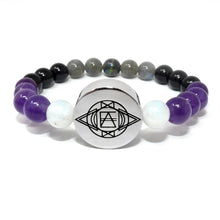 Load image into Gallery viewer, 8mm Elizabeth April AWAKEN Protection &amp; Activation Limited Edition Stretch Bracelet