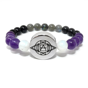 8mm Elizabeth April AWAKEN Protection & Activation Limited Edition Stretch Bracelet