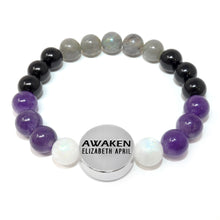 Load image into Gallery viewer, 8mm Elizabeth April AWAKEN Protection &amp; Activation Limited Edition Stretch Bracelet