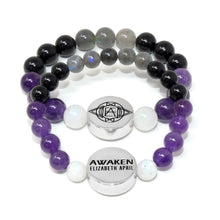 Load image into Gallery viewer, 10mm Elizabeth April AWAKEN Protection &amp; Activation Limited Edition Stretch Bracelet