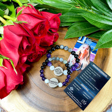Load image into Gallery viewer, 10mm Elizabeth April AWAKEN Protection &amp; Activation Limited Edition Stretch Bracelet